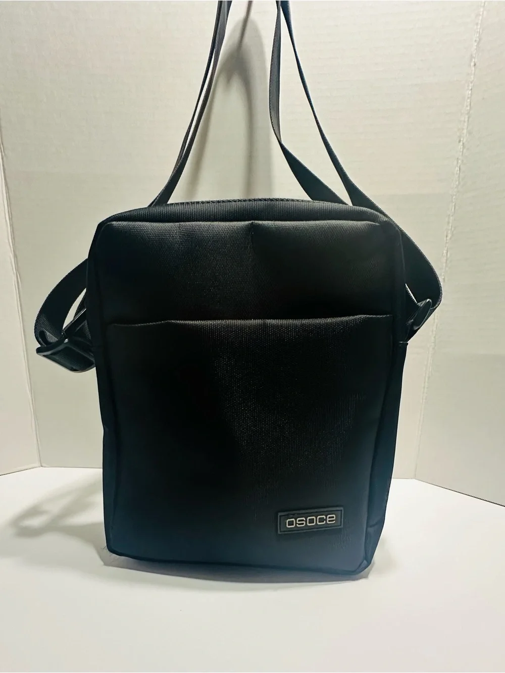Black Men's Messenger Crossbody Bag